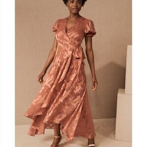 Anthropologie- Bhld. Biscayne Ruffle Wrap Dress